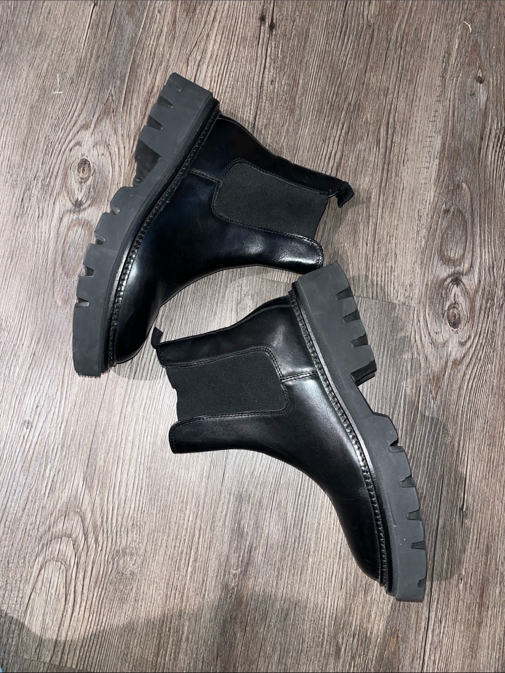 PRIMADONNA Black Combat Chelsea Boots - Sleek Slip-On Moto Style